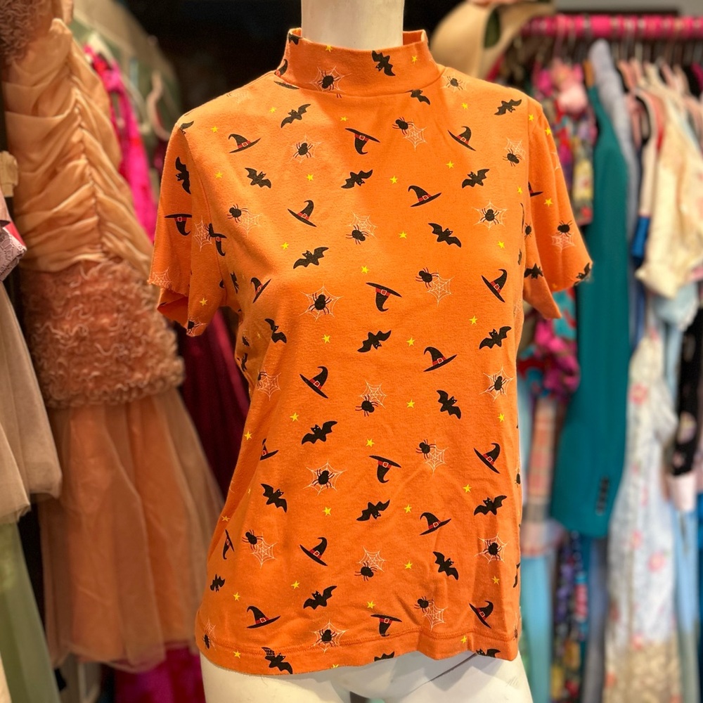 Halloween Mock Neck Shirt